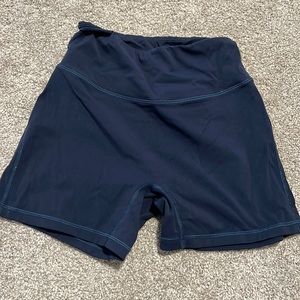 blue alphalete pulse surge shorts